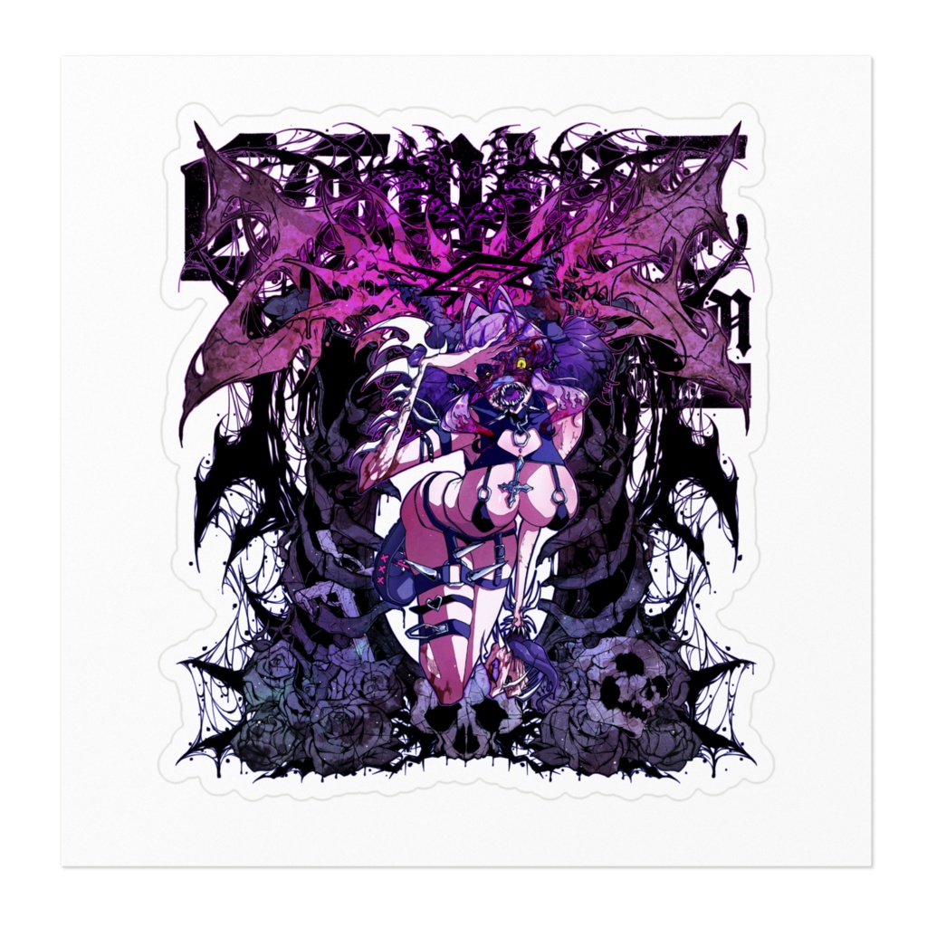 バト ステッカー ちいさいの