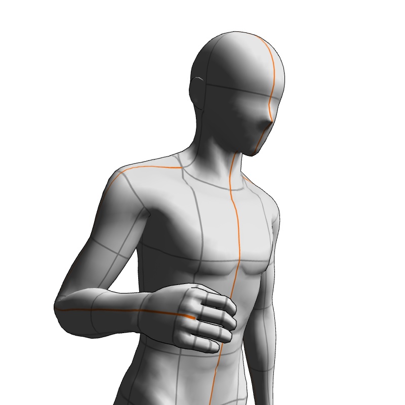 【フリー素材】需要が狭そうなポーズ参考素材⑯