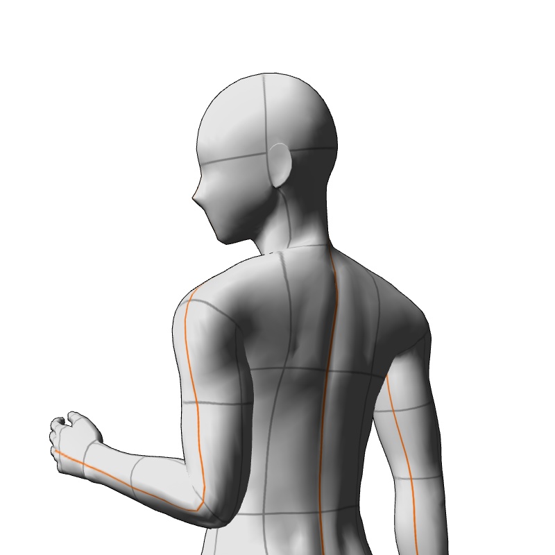 【フリー素材】需要が狭そうなポーズ参考素材⑳