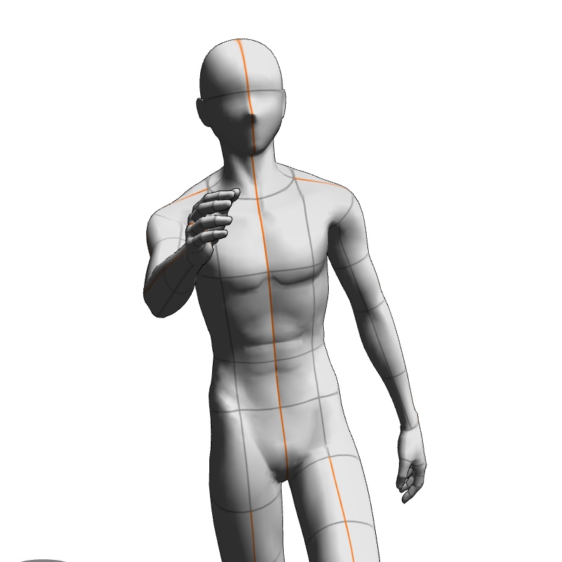 【フリー素材】需要が狭そうなポーズ参考素材EX