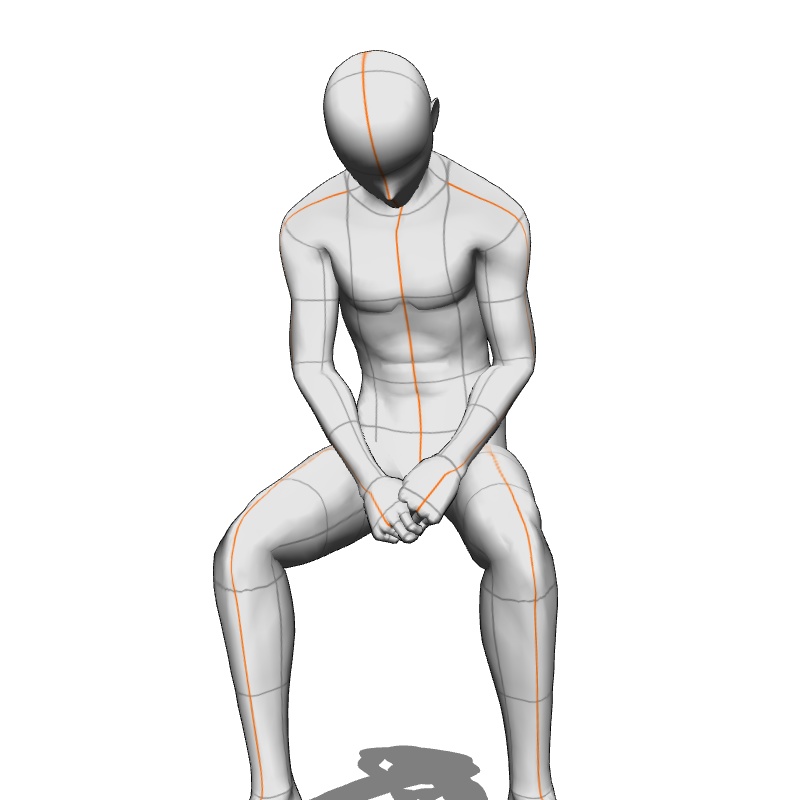 【フリー素材】需要が狭そうなポーズ参考素材EX