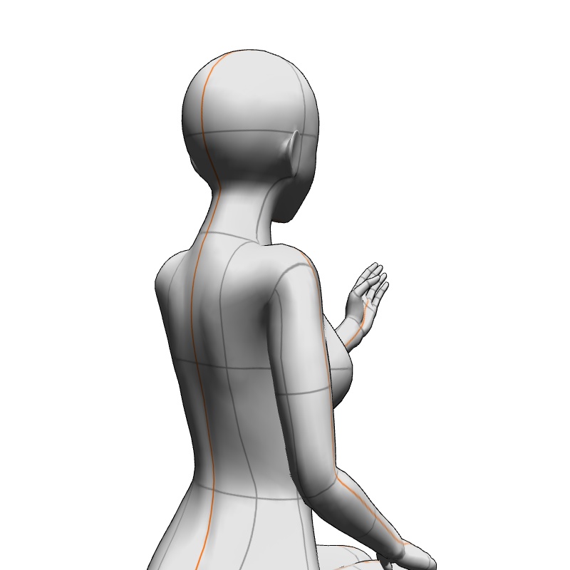 【フリー素材】需要が狭そうなポーズ参考素材EX