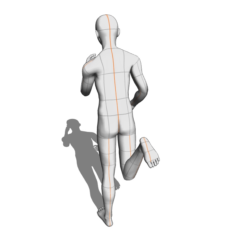 【フリー素材】需要が狭そうなポーズ参考素材EX