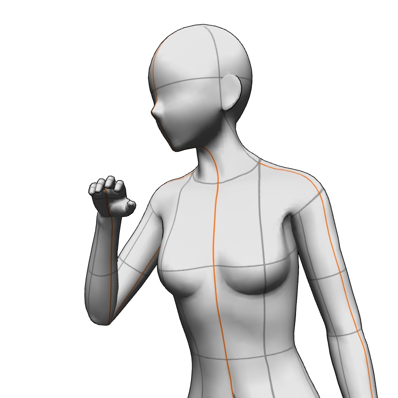 【フリー素材】需要が狭そうなポーズ参考素材EX