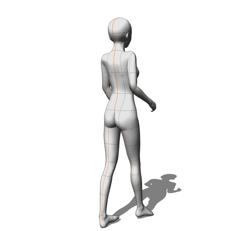 【フリー素材】需要が狭そうなポーズ参考素材EX