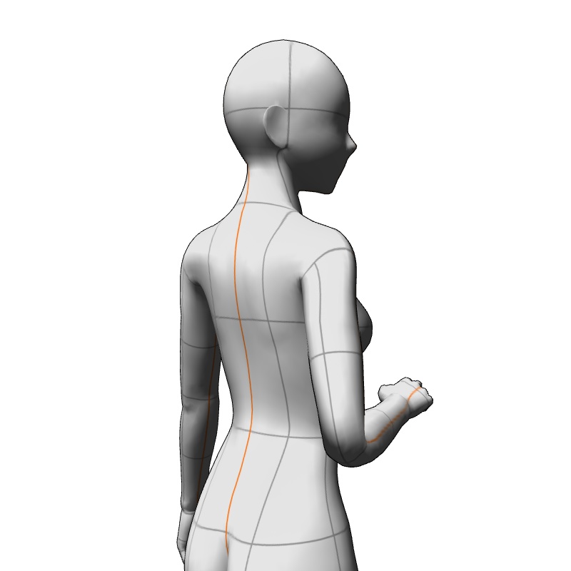 【フリー素材】需要が狭そうなポーズ参考素材EX