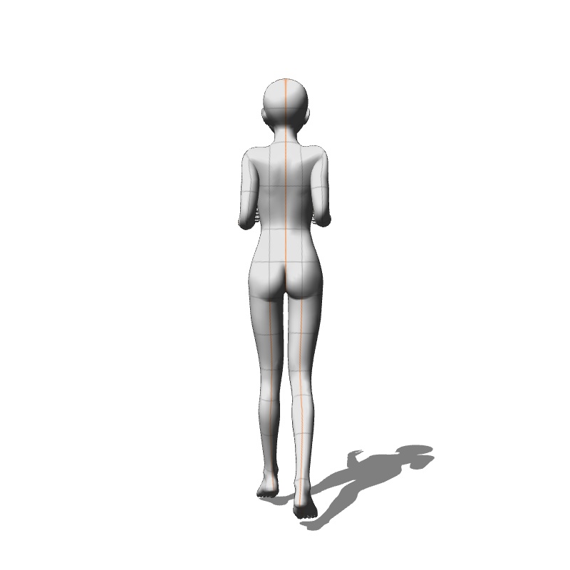 【フリー素材】需要が狭そうなポーズ参考素材EX