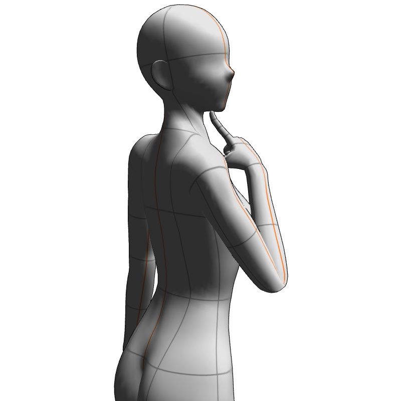 【フリー素材】需要が狭そうなポーズ参考素材EX