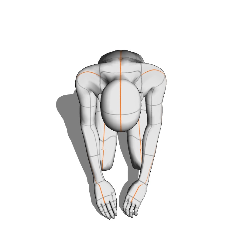 【フリー素材】需要が狭そうなポーズ参考素材EX