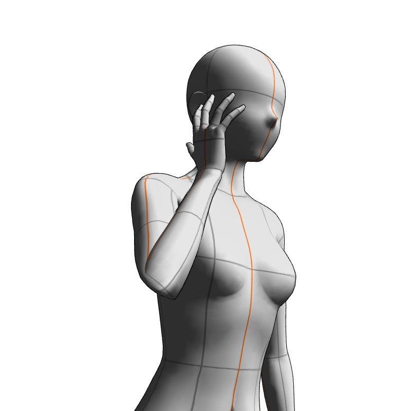 【フリー素材】需要が狭そうなポーズ参考素材EX