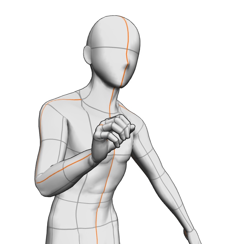 【フリー素材】需要が狭そうなポーズ参考素材EX