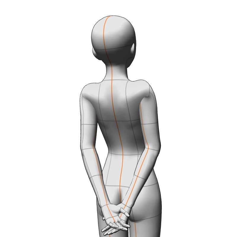 【フリー素材】需要が狭そうなポーズ参考素材EX