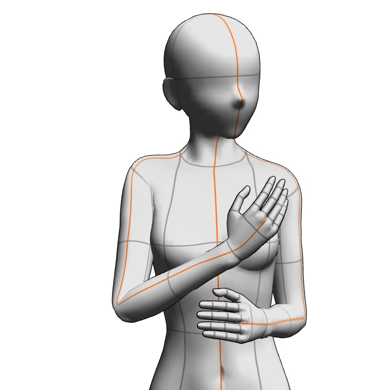 【フリー素材】需要が狭そうなポーズ参考素材EX