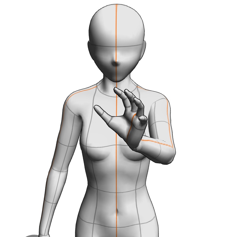 【フリー素材】需要が狭そうなポーズ参考素材EX