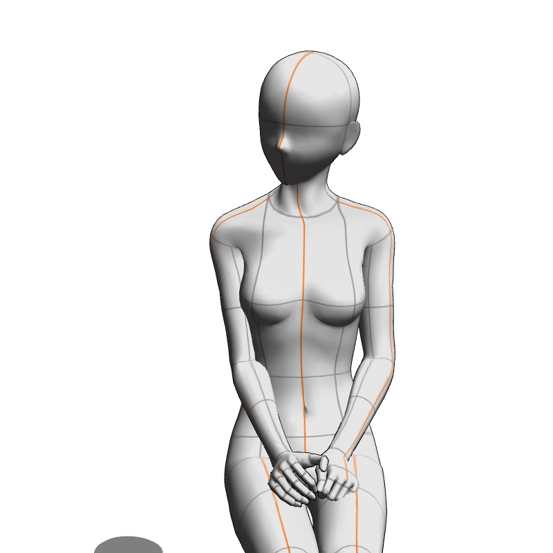 【フリー素材】需要が狭そうなポーズ参考素材EX