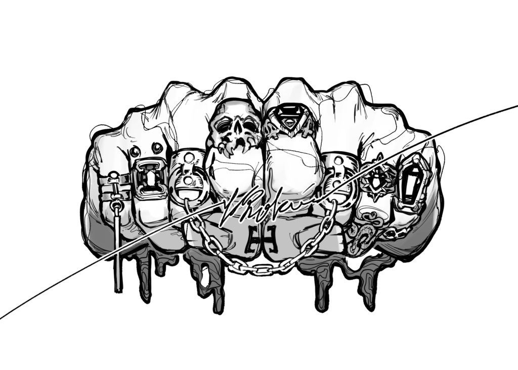 グーパンおててステッカー