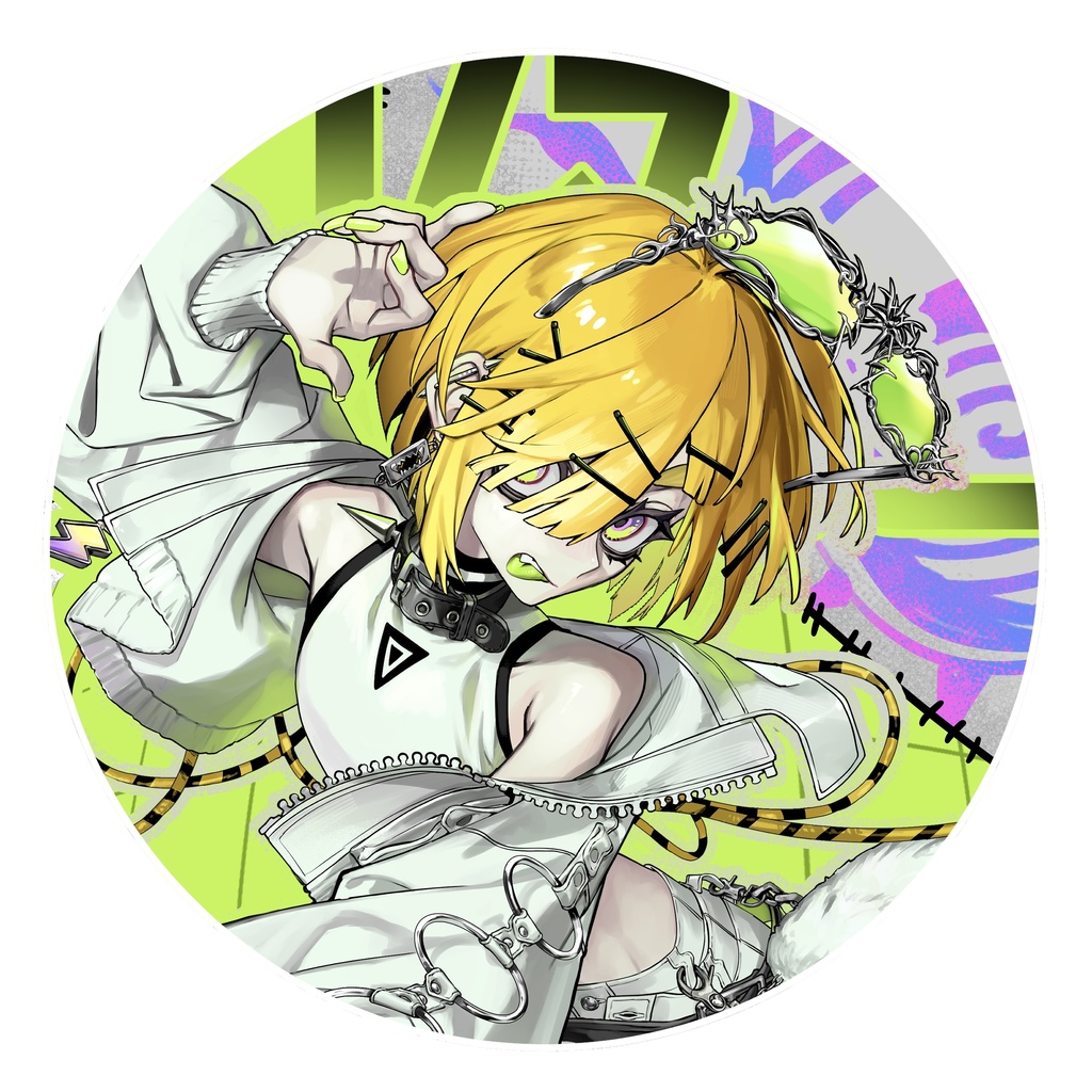 缶バッジ(パツ子)