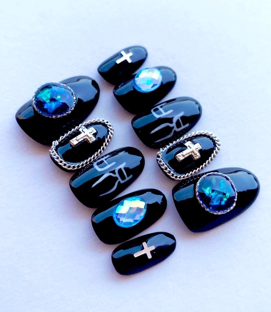 呪術廻戦 五条悟 ネイルチップ