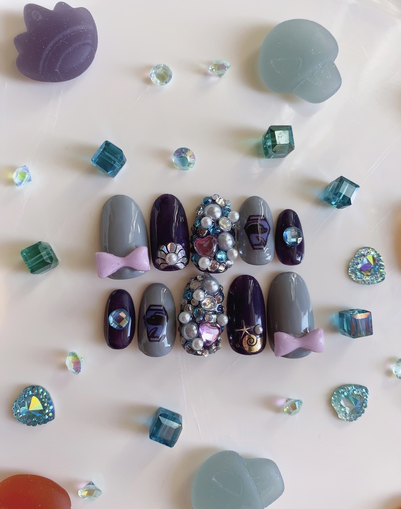 ツイステ オクタヴィネル ネイルチップ Tanbotuki Booth