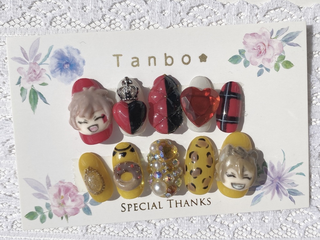 響さま ラギー エース ネイルチップ Tanbotuki Booth