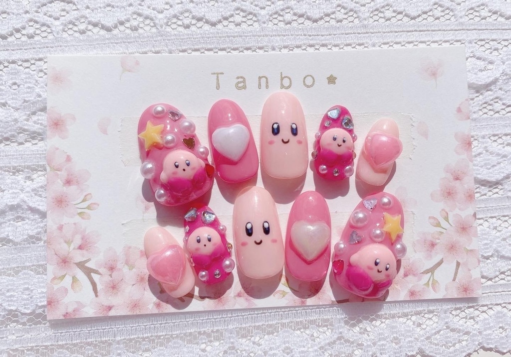 ⭐️カービィ ネイルチップ⭐️
