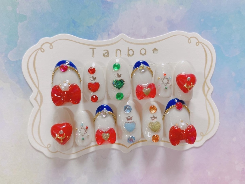 🎀セーラームーン ネイルチップ🌙🐈‍⬛