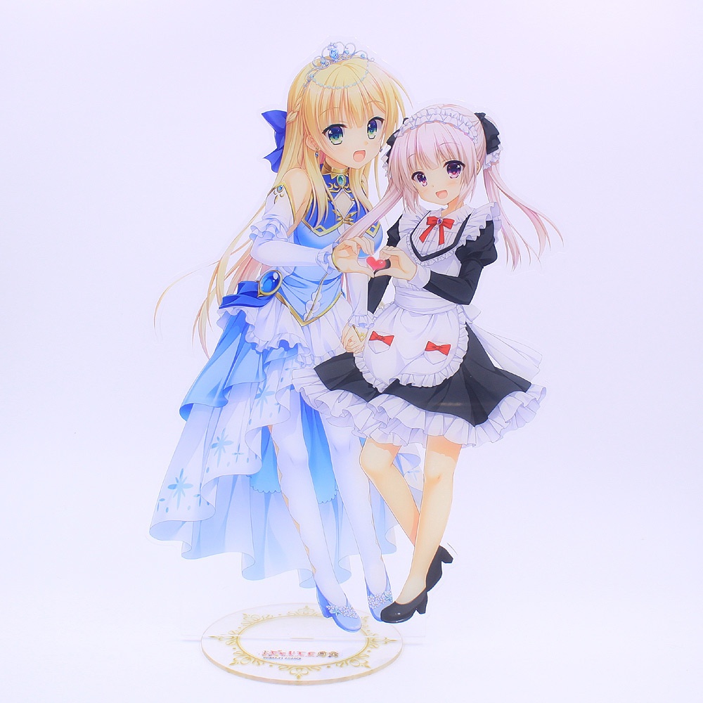 【35cm特大】金色ラブリッチェ 特大アクリルスタンド シルヴィ&ミナ