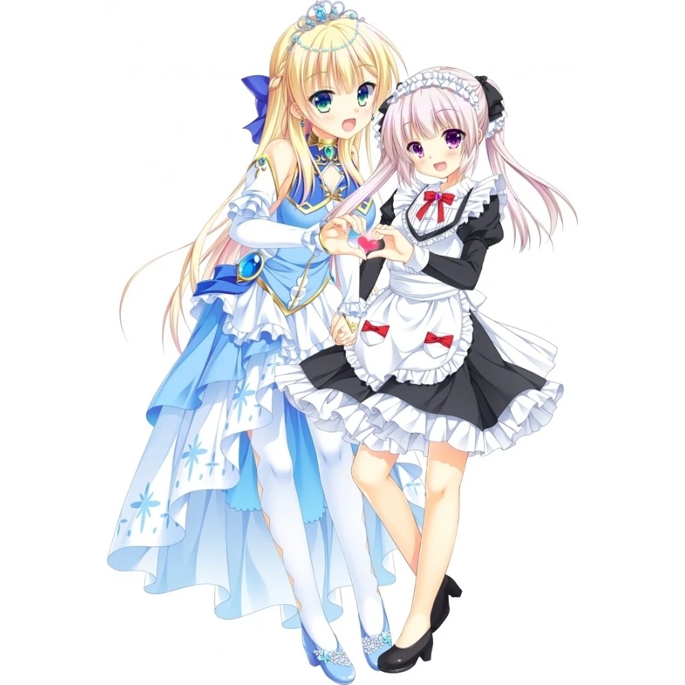 【35cm特大】金色ラブリッチェ 特大アクリルスタンド シルヴィ&ミナ