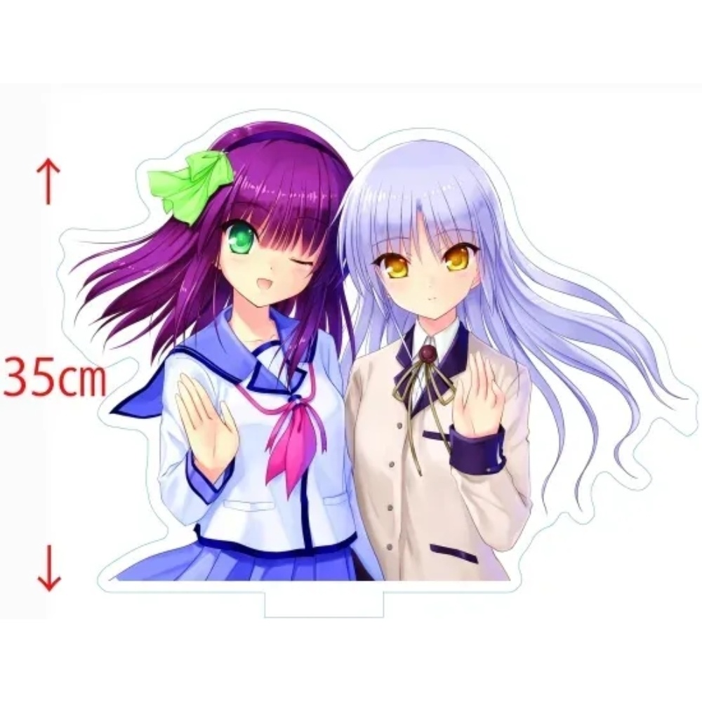 【35cm特大】Angel Beats! エンジェルビーツ！ 特大アクリルスタンド かなで・ゆり