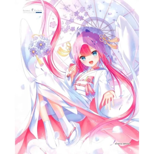 Summer Pockets REFLECTION BLUE 2024 サマポケ ウッドボード 白無垢識