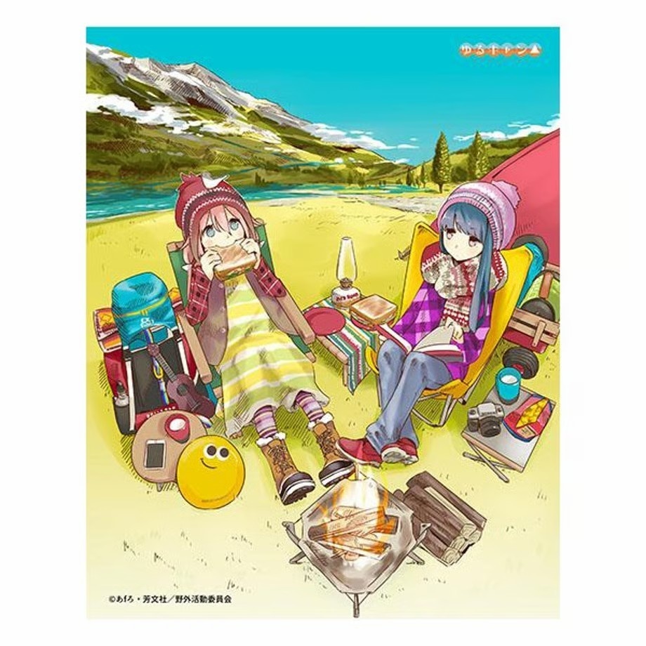 ゆるキャン△ ウッドボード りん＆なでしこ ２泊目