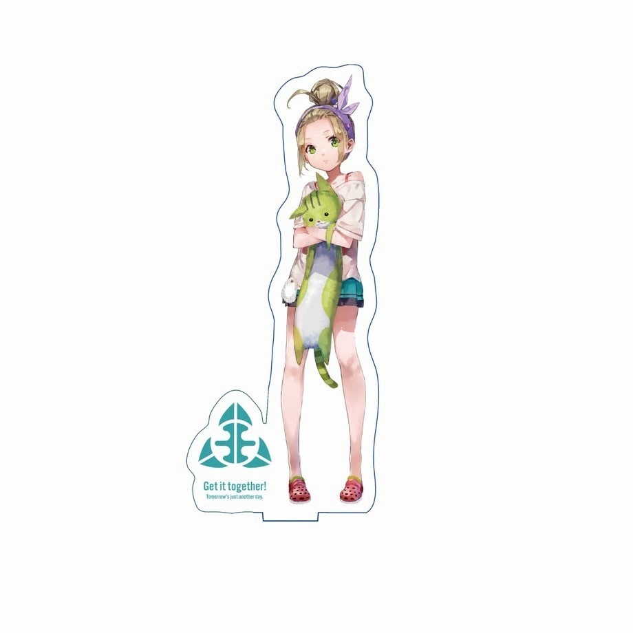 【32cm特大】ヘブンバーンズレッド 特大アクリルスタンド 大島四ツ葉