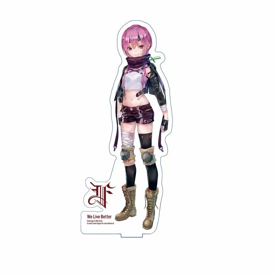 【35cm特大】ヘブンバーンズレッド 特大アクリルスタンド 松岡チロル