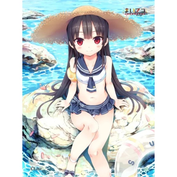 まいてつ 特大モフモフ毛布 ハチロク 水着ver　