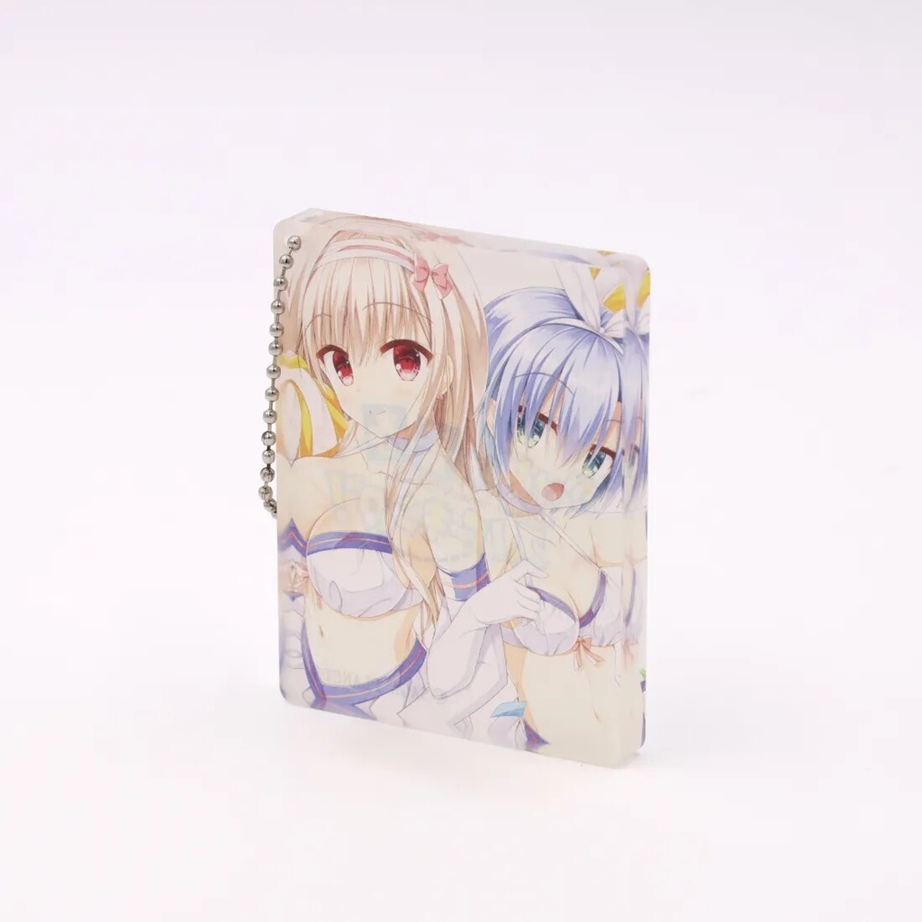 かけぬけ★青春スパーキング! アクリルブロックキーホルダー 理々・栞里