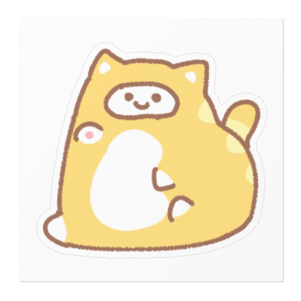 ネコノタロウ ステッカー【あいさつ】