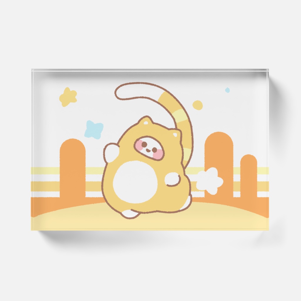 ネコノタロウ アクリルブロック