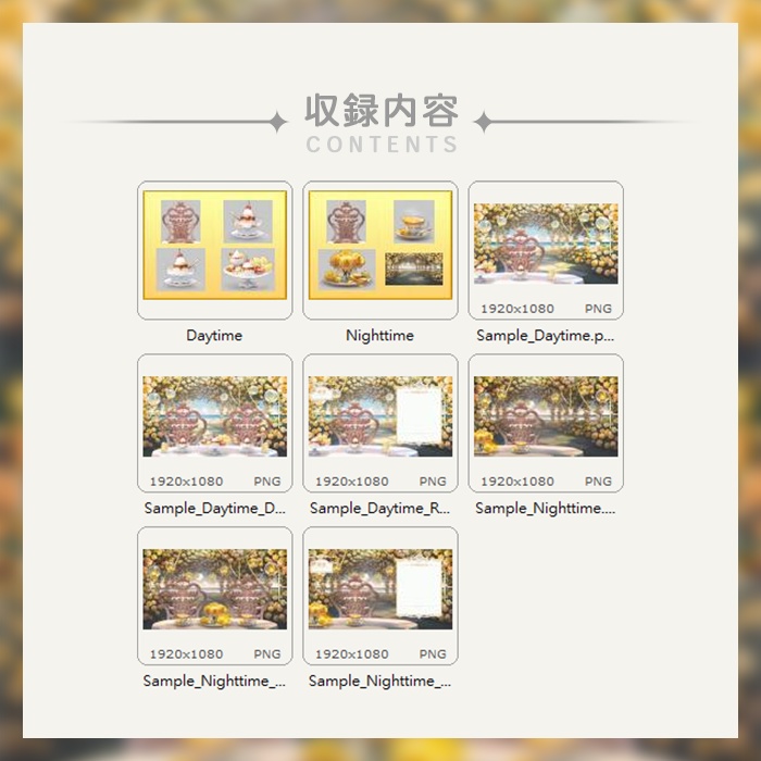 【動く配信背景】(Vtuber向け) 配信背景-光耀の薔薇庭園 / Live Streaming Background - Radiant Rose Garden / Vtuber Room / Vtuber Background