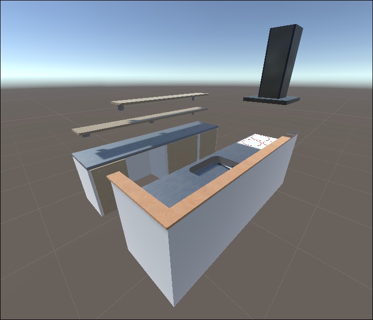 【VRC向け】キッチン