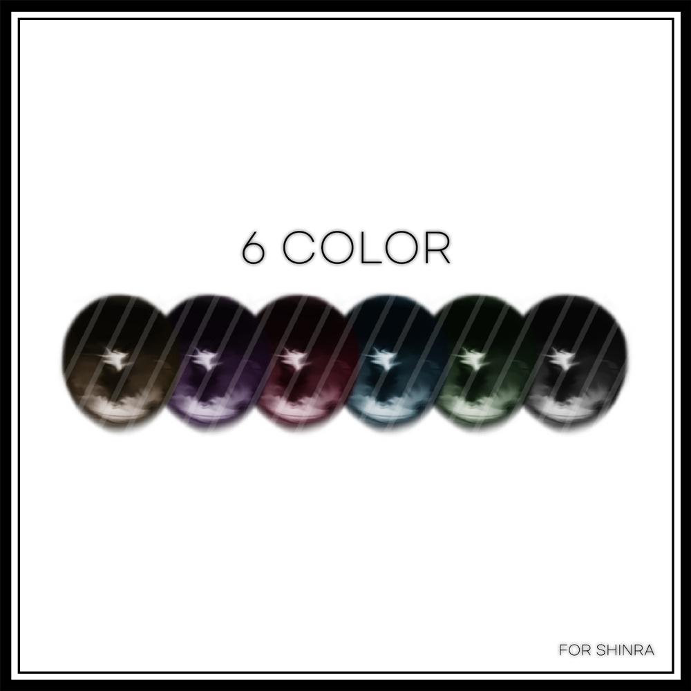 【Shinra(森羅)用】☁️霧雲☁️アイテクスチャー(6色) / Eye Texture(6color)