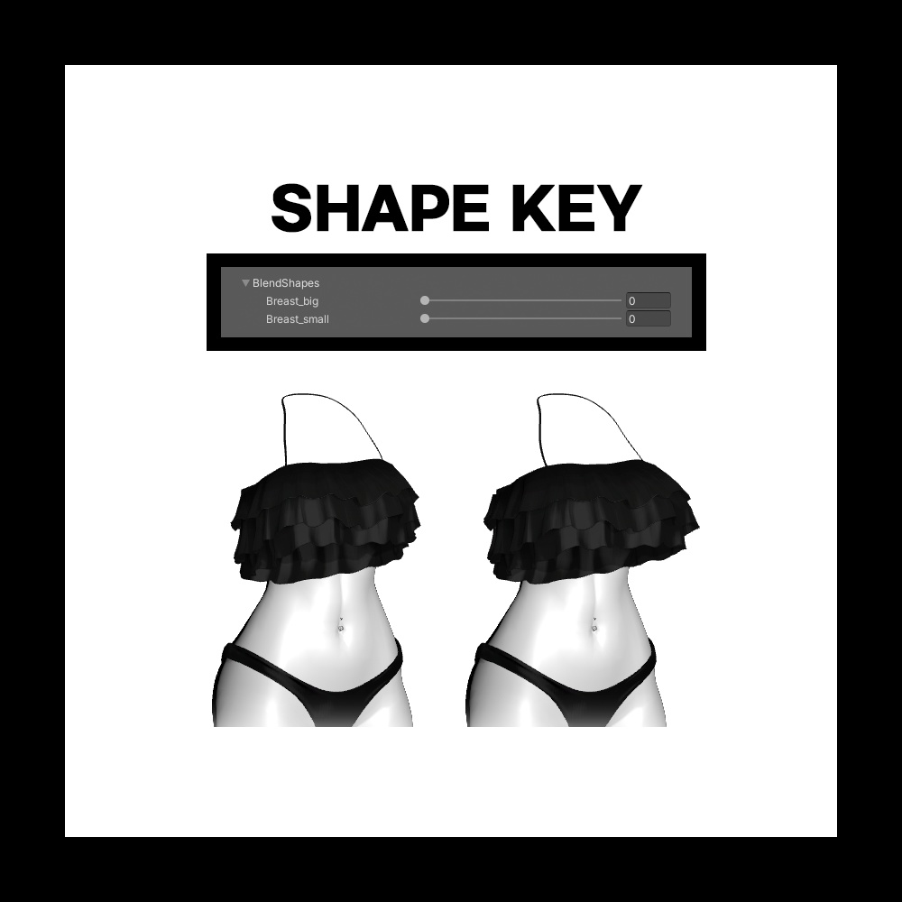 【Shinra(森羅)用】 FRILL BIKINI