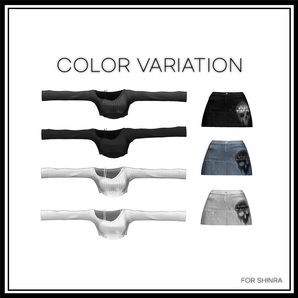 【Shinra(森羅)用】 SKULL WEAR