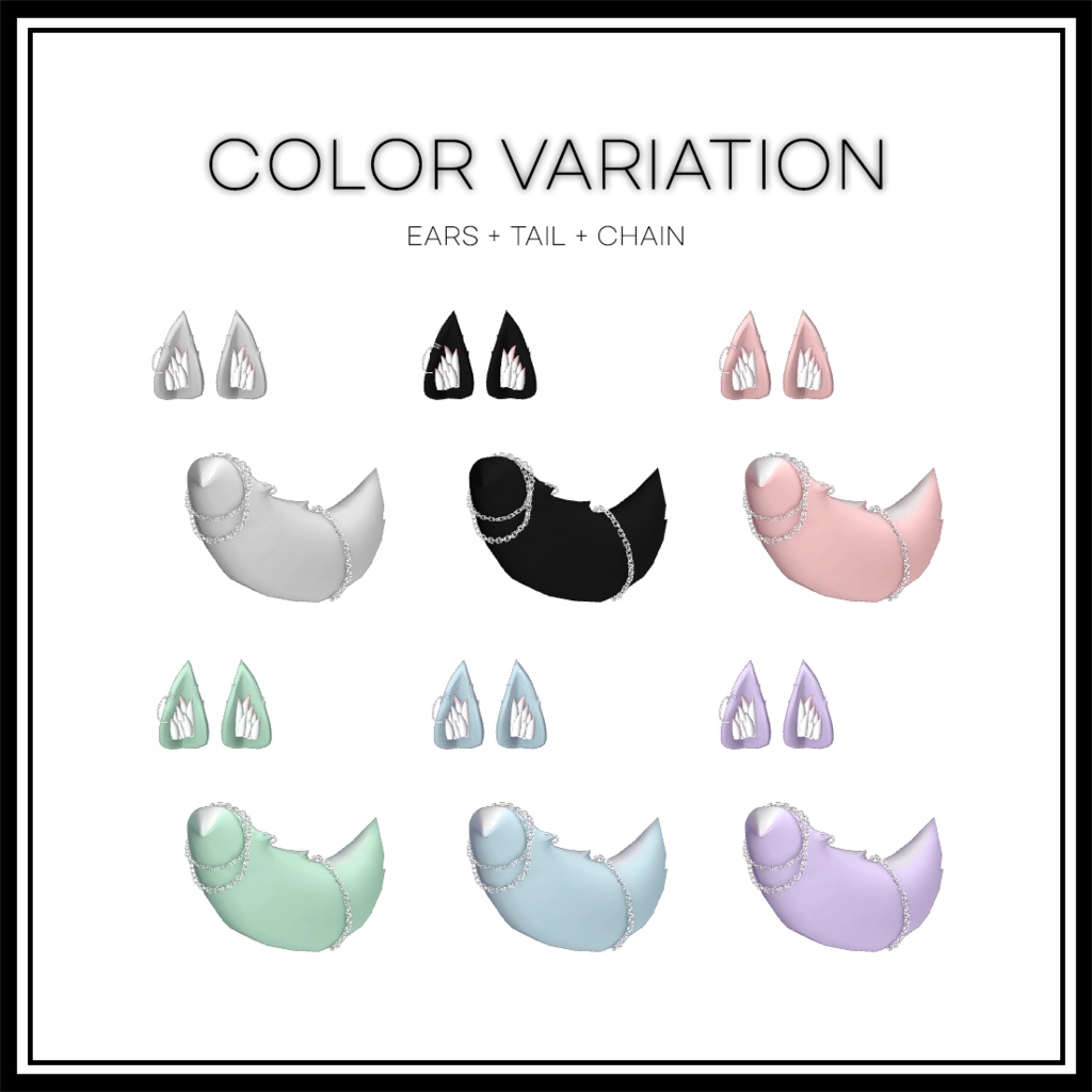 【PB】CHAIN FOX SET