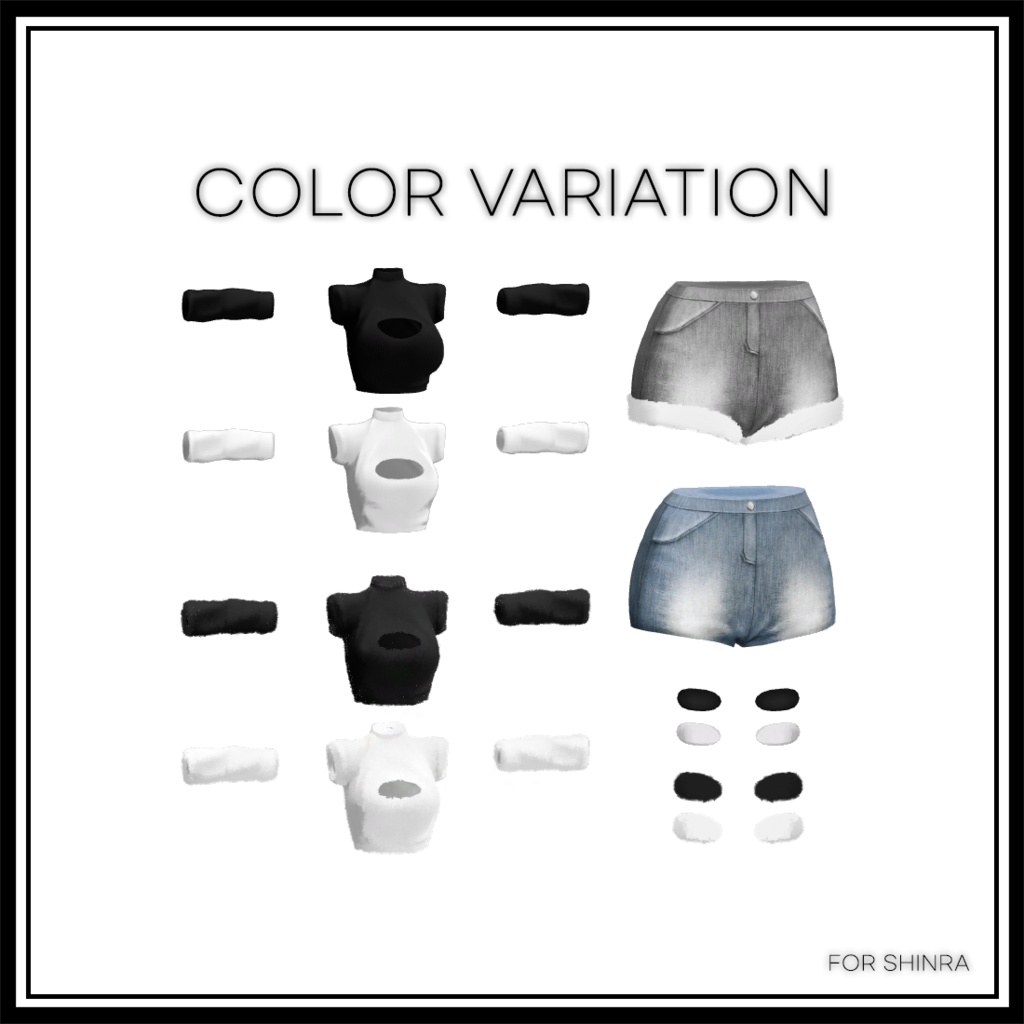 【Shinra(森羅)用】 PONPON WEAR