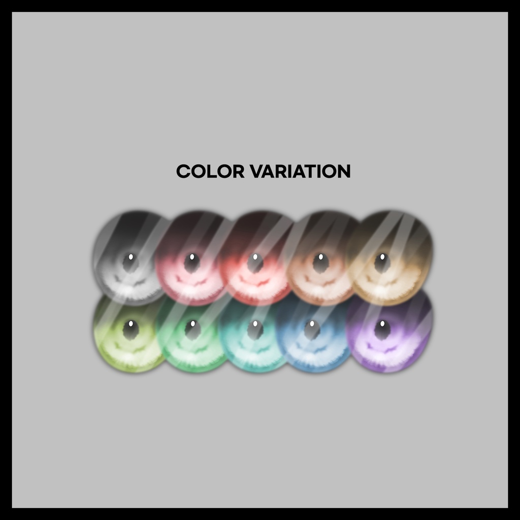 【MANUKA(マヌカ)用】😺アイテクスチャー(10色) / Eye Texture(10color)