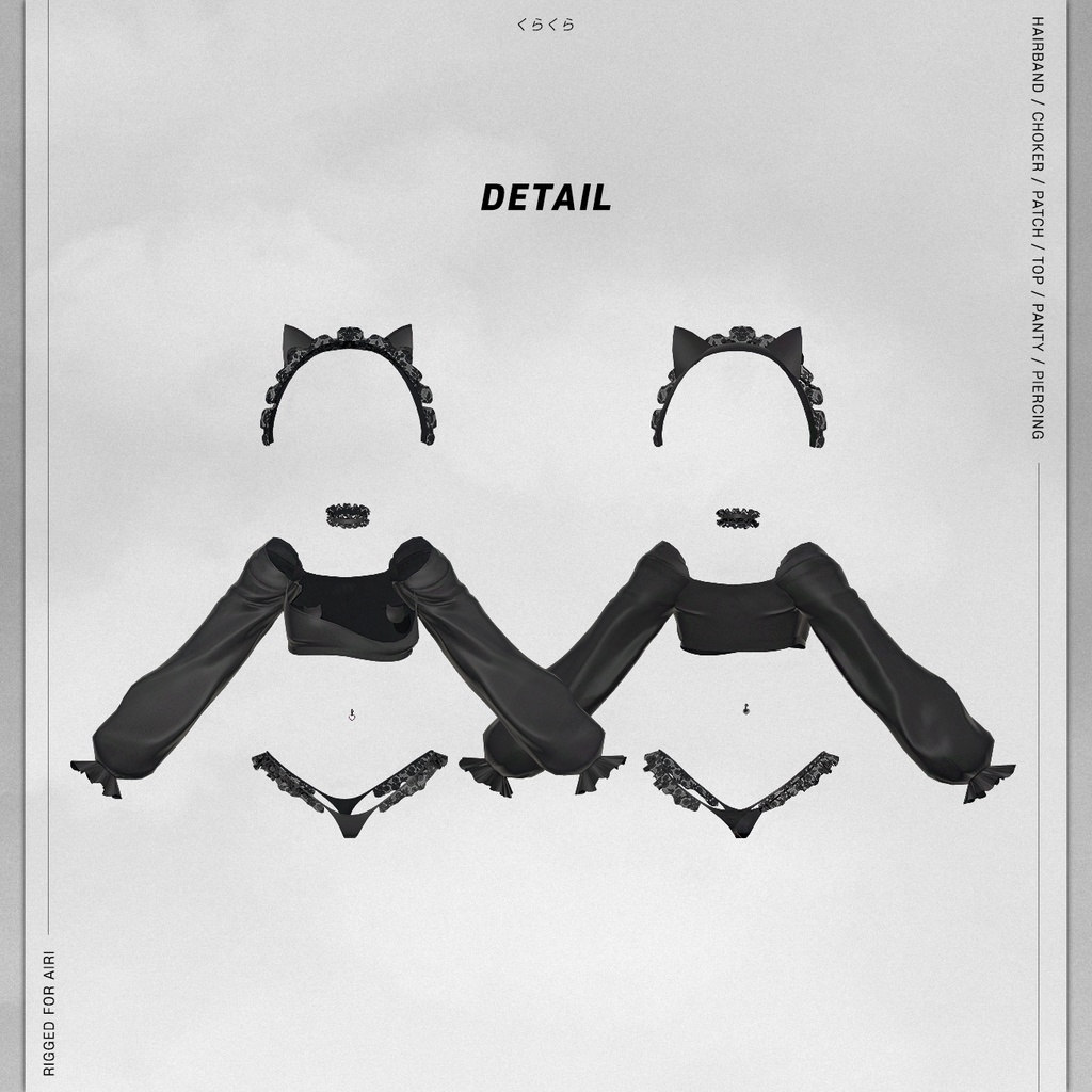 【愛莉(Airi)用】FRILL NEKO WEAR