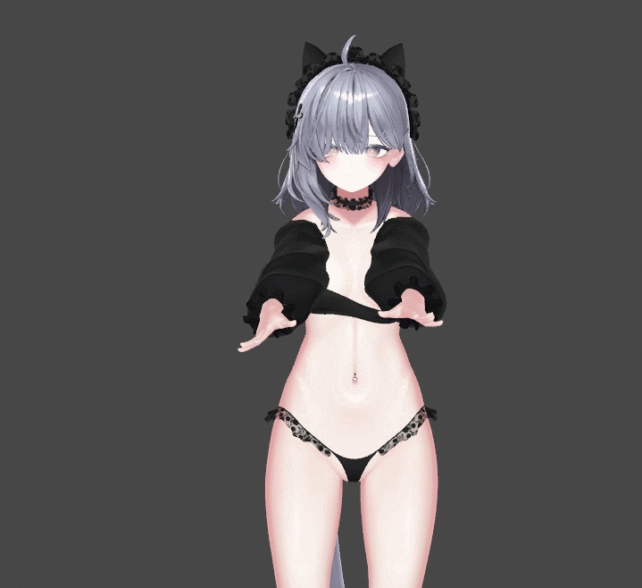 【しなの(Shinano)用】FRILL NEKO WEAR