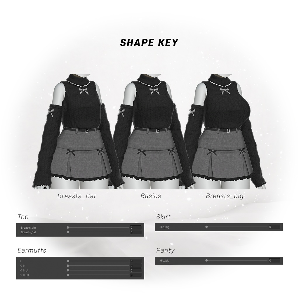 【しなの(Shinano)用】WINTER LOVE WEAR