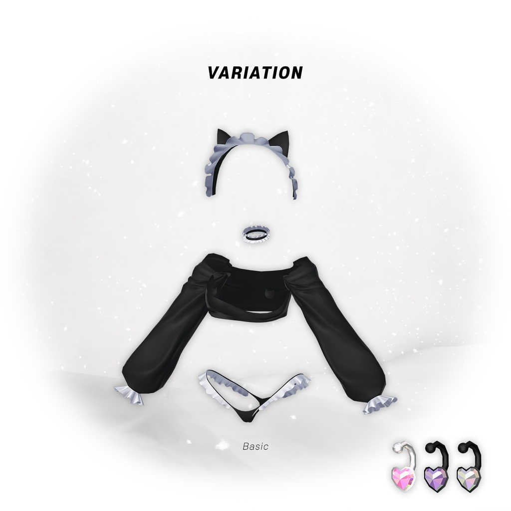 【ミルティナ(Milltina)用】FRILL NEKO WEAR