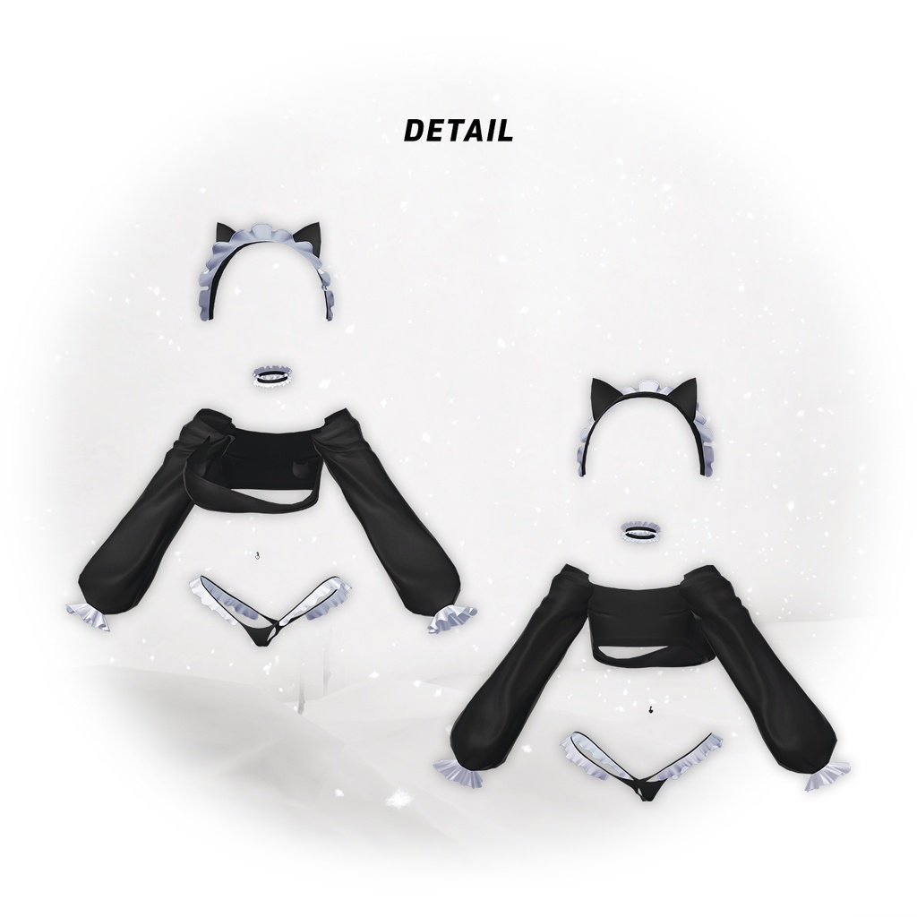 【ミルティナ(Milltina)用】FRILL NEKO WEAR